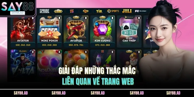 Giải đáp những thắc mắc liên quan về trang web