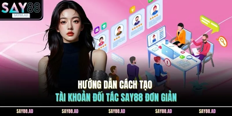 Hướng dẫn cách tạo tài khoản đối tác SAY88 đơn giản